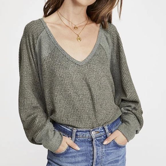 NWT Free People We The Free Santa Clara Thermal - Picture 4 of 7